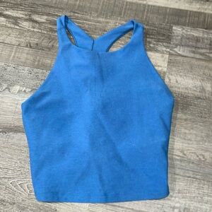 EUC Spacedye Refocus crop, medium, sky blue heather
